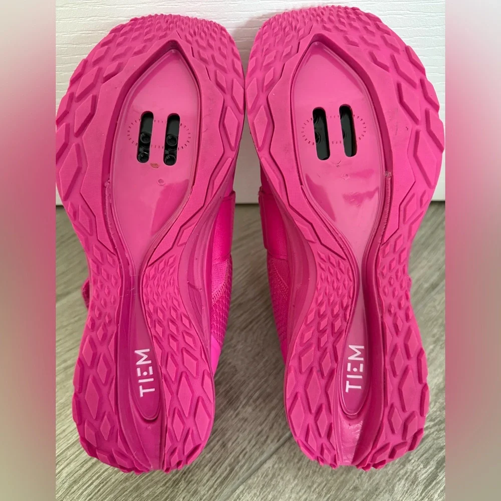 Women's Vibrant Pink Tiem Spin Shoes - Picture 5 of 6